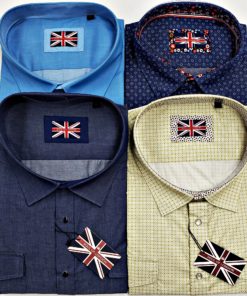 Soul Of London Sport Shirts Short Sleeve Patterned