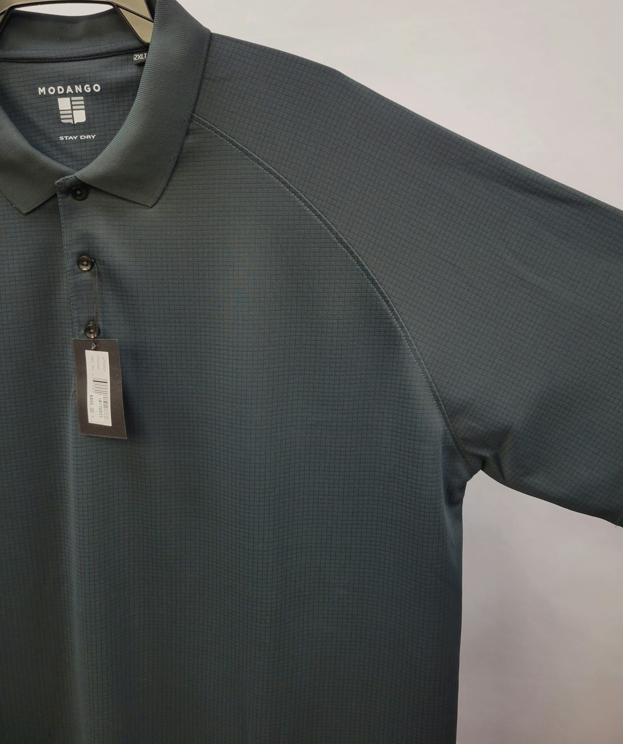 Modango Raglan-sleeve Polo Shirt | Gilbert's Big & Tall Clothing