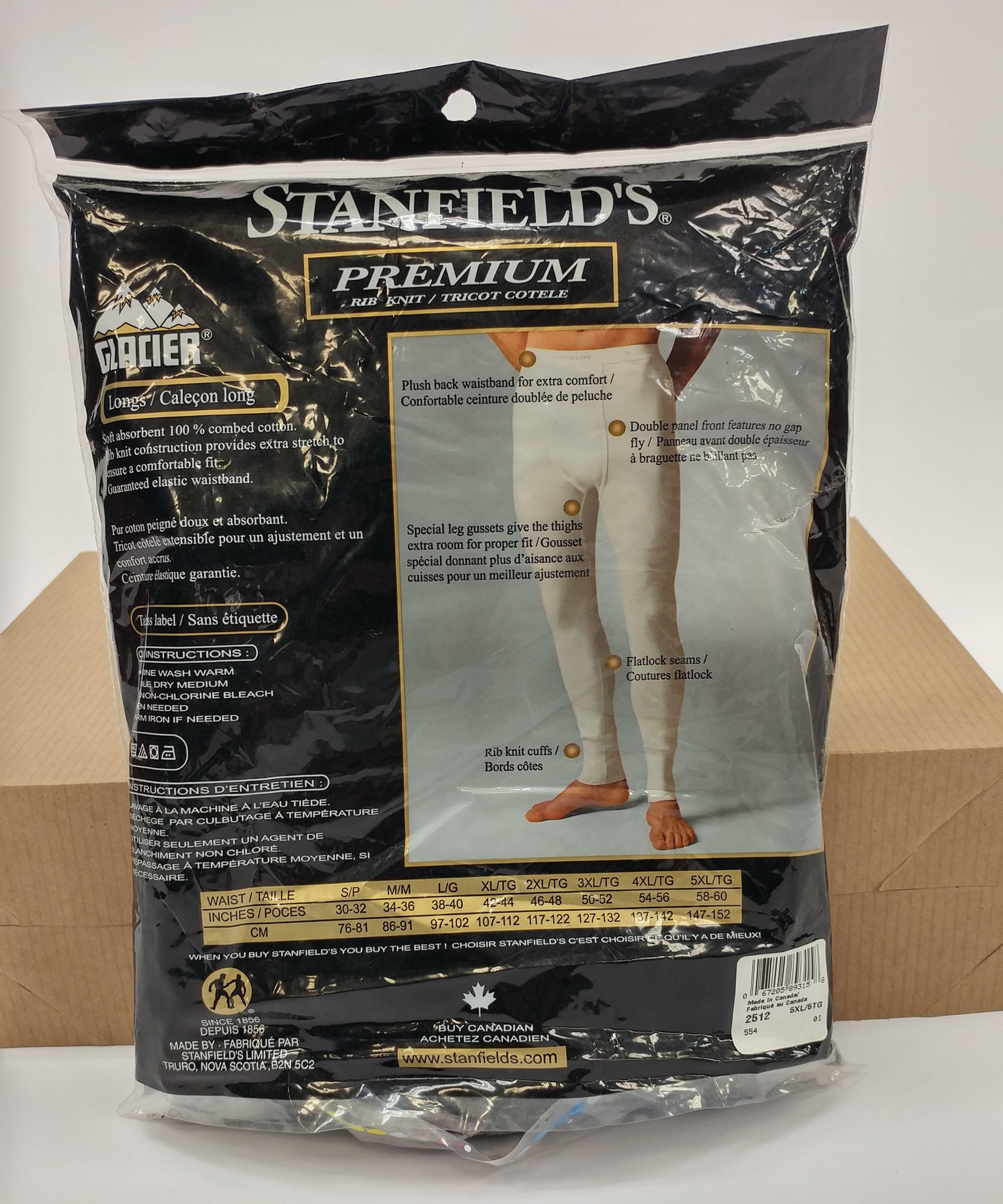 Stanfield’s Premium Combed Cotton Long Johns | Gilbert's Big & Tall ...