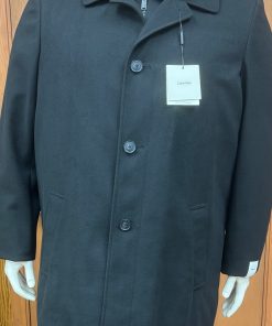 Calvin Klein Long Sleeve Zip Front Top Coat