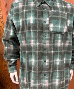 Columbia Long Sleeve "Steens Mountain" Plaid Fill Zip Jacket